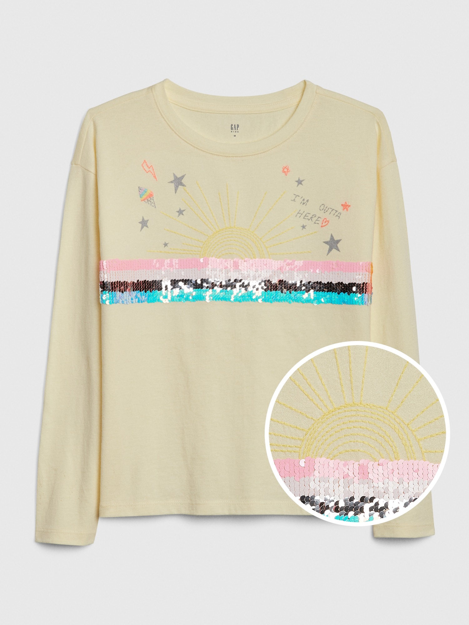 Gap flippy sequin deals