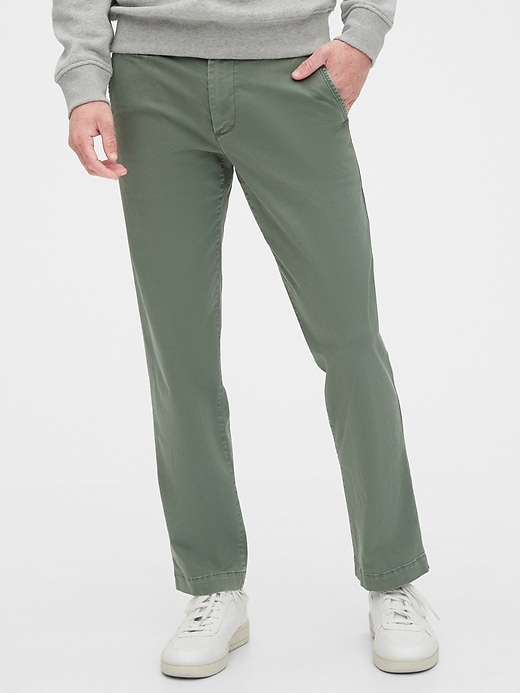 View large product image 1 of 1. Vintage Khakis in Straight Fit with GapFlex