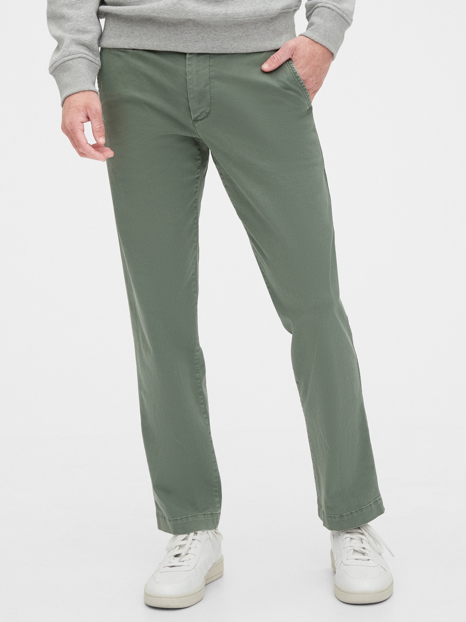 gap classic khakis men's