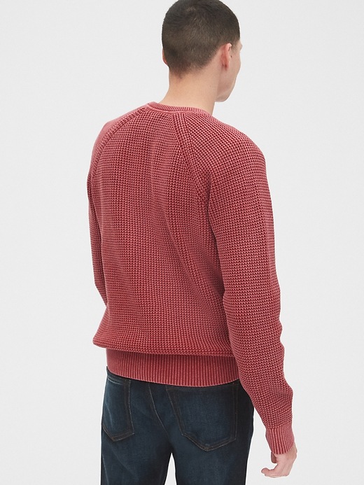 Image number 2 showing, Waffle-Knit Sweater