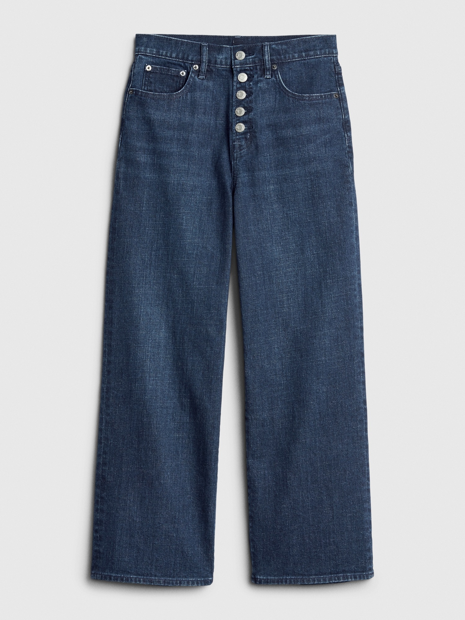 gap wide leg cropped jeans