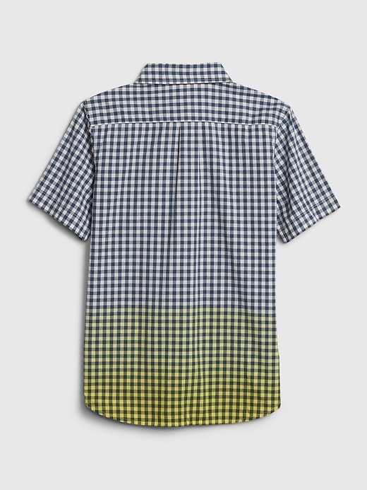 Image number 3 showing, Kids Poplin Button-Up Shirt