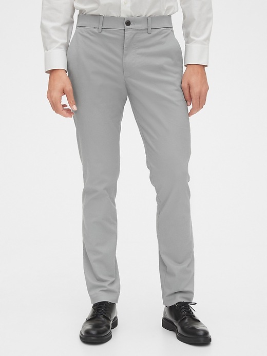 gap khakis lived in slim stretch