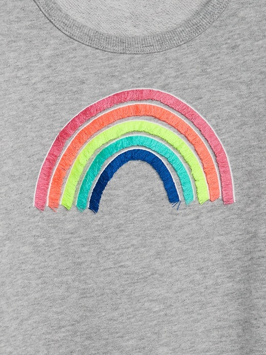 Image number 4 showing, Kids Rainbow Fringe Dress