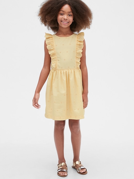Image number 2 showing, Kids Eyelet Ruffle Dress