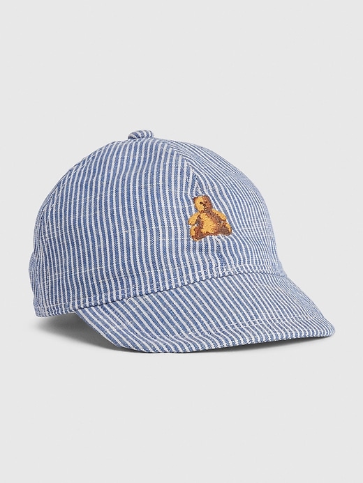 View large product image 1 of 1. Baby Brannan Bear Stripe Baseball Hat