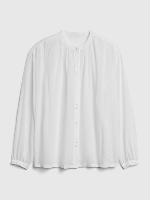 Image number 6 showing, Double Button Band-Collar Shirt