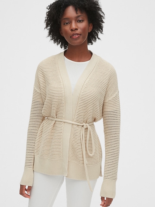 Image number 8 showing, Tie-Front Cardigan