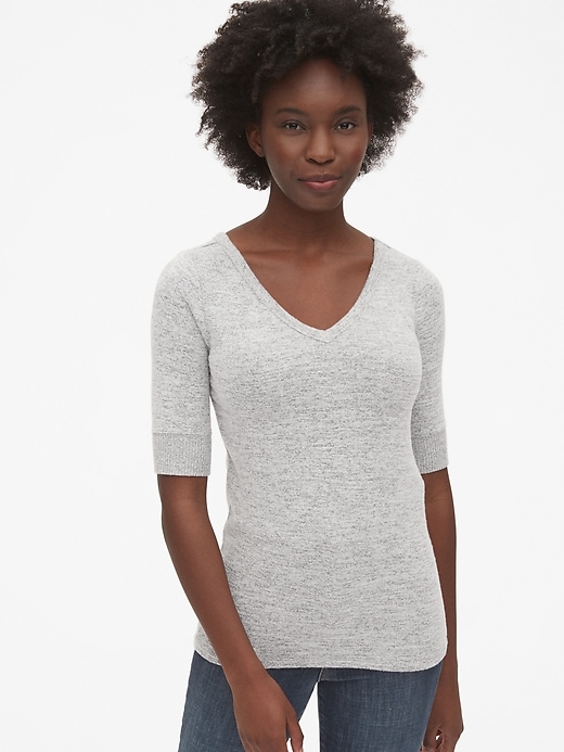 Image number 10 showing, Softspun Elbow-Sleeve T-Shirt