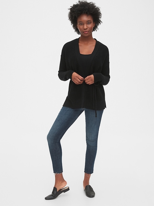 Image number 3 showing, Tie-Front Cardigan