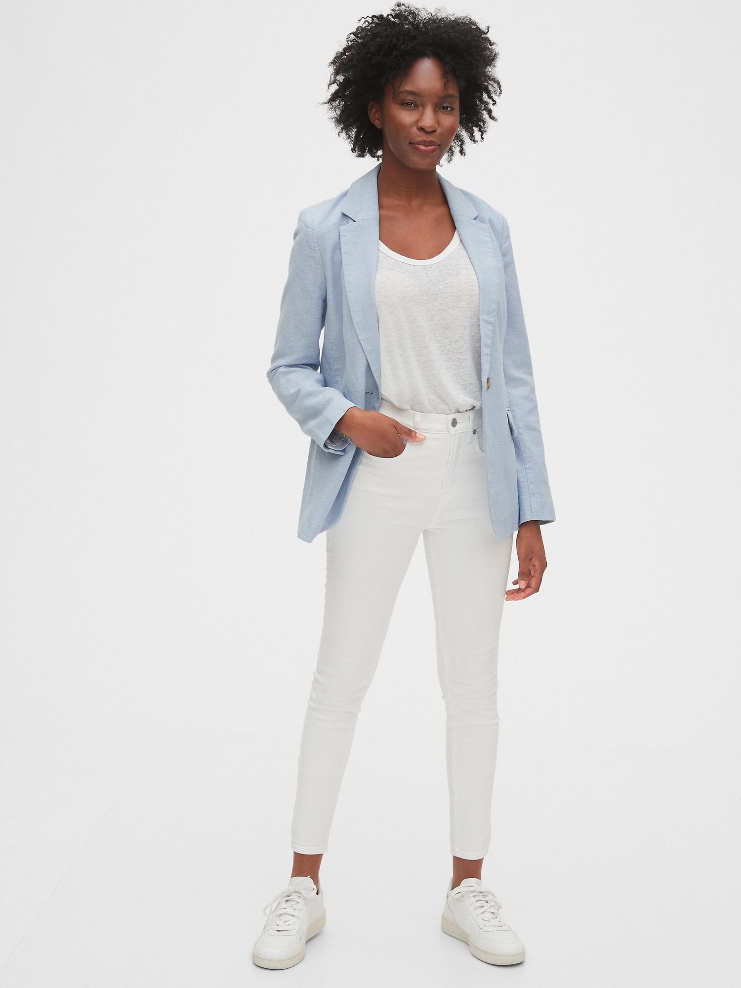 Linen Blazer Gap