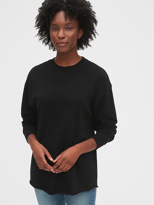 Image number 1 showing, Vintage Soft Curved Hem Sweatshirt