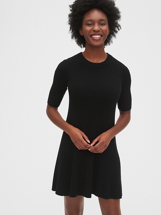 Image number 1 showing, Rib Flare Dress