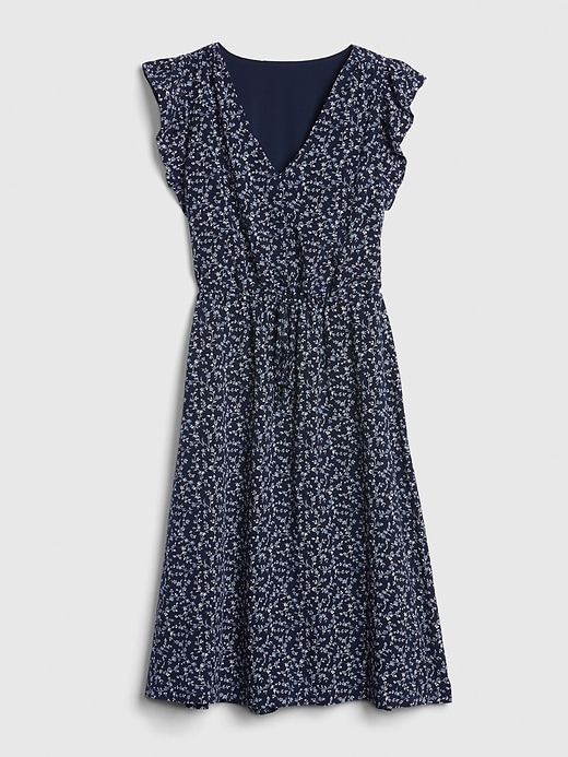 Image number 6 showing, Ruffled Sleeve Midi Dress