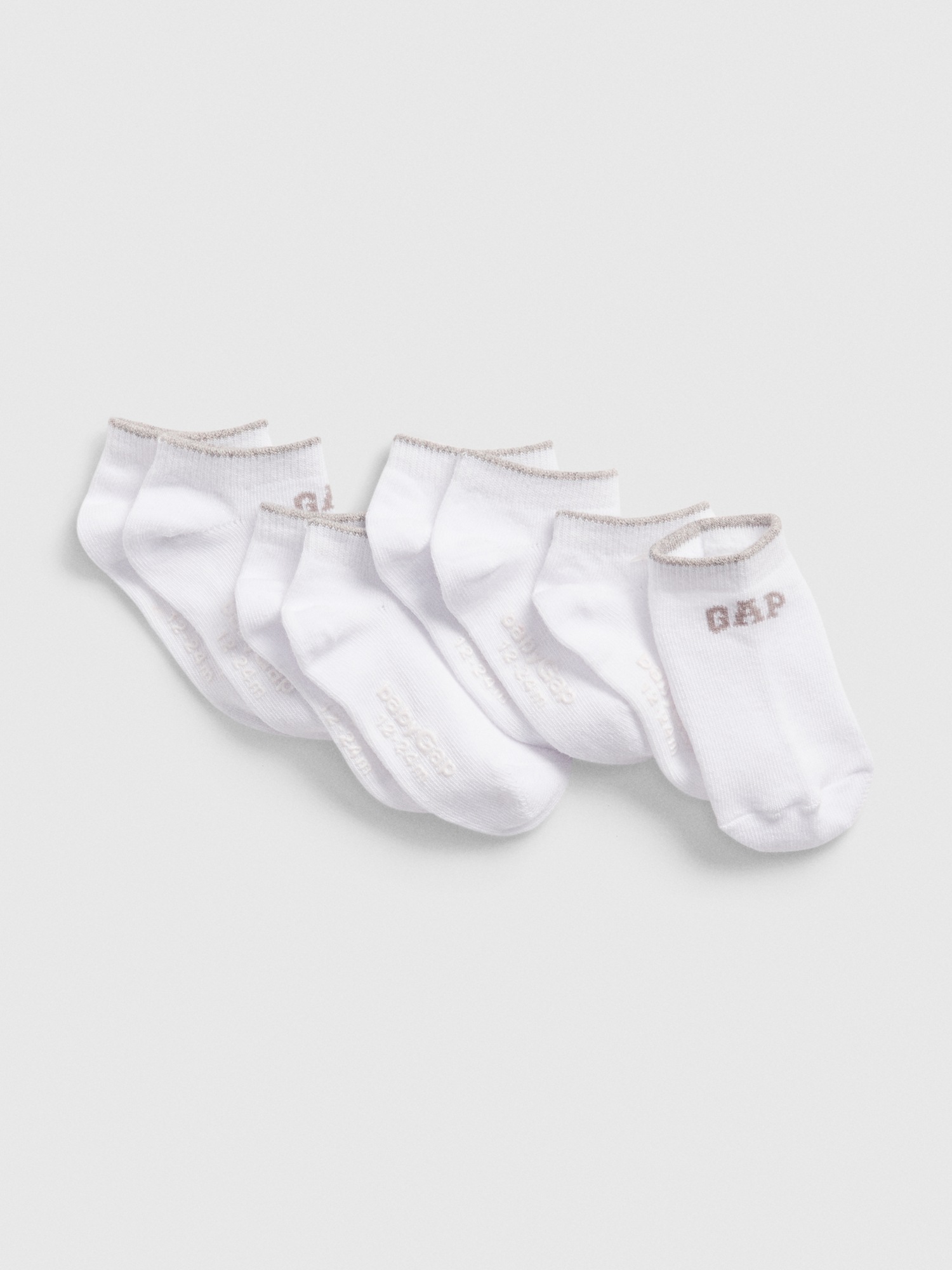 Toddler No Show Socks 4 Pack Gap