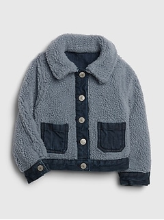 baby denim sherpa jacket