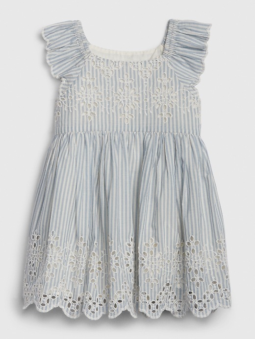 Gap eyelet flutter dress outlet