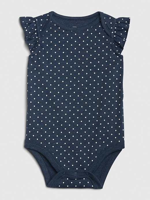 Image number 10 showing, Baby Print Ruffle Bodysuit