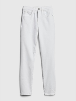 gap true skinny super high rise crop