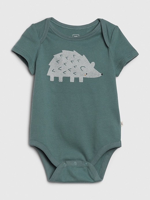 Image number 1 showing, Baby Organic Graphic Bodysuit