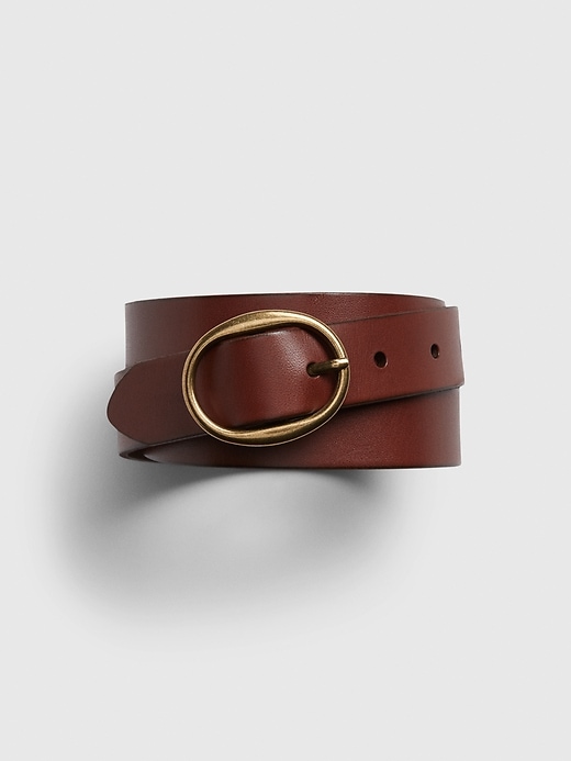 Image number 1 showing, Oval Buckle Belt