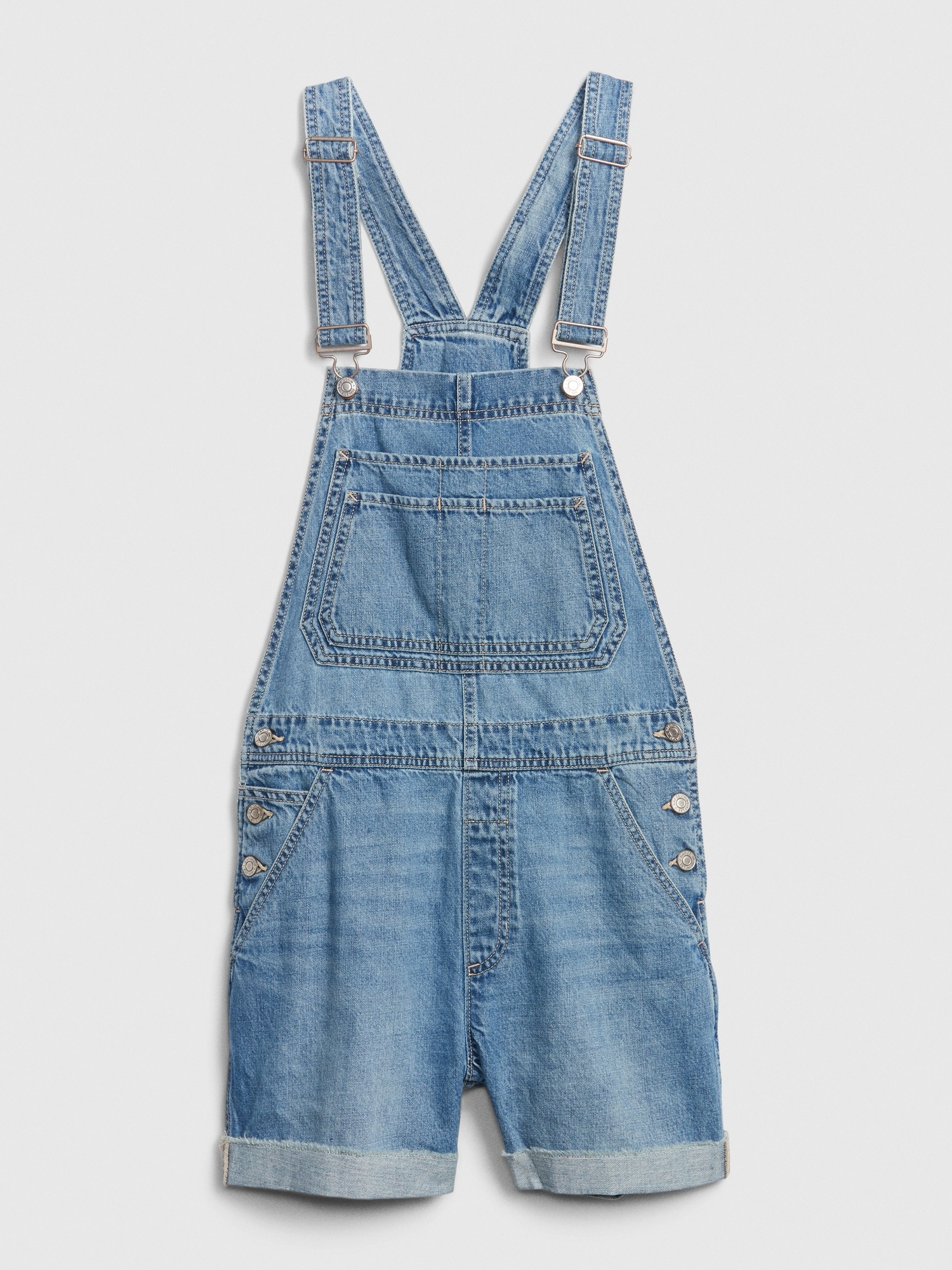 gap denim shortalls