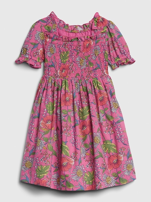 Image number 1 showing, Toddler Smocked Floral Dress