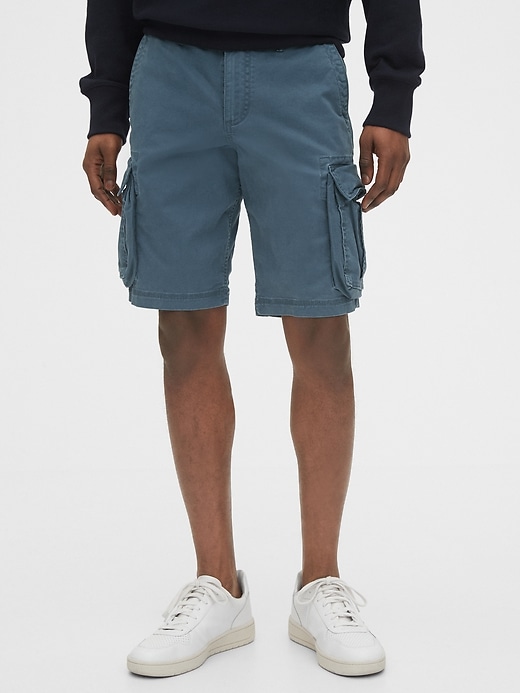 View large product image 1 of 1. 11" Twill Cargo Shorts with GapFlex
