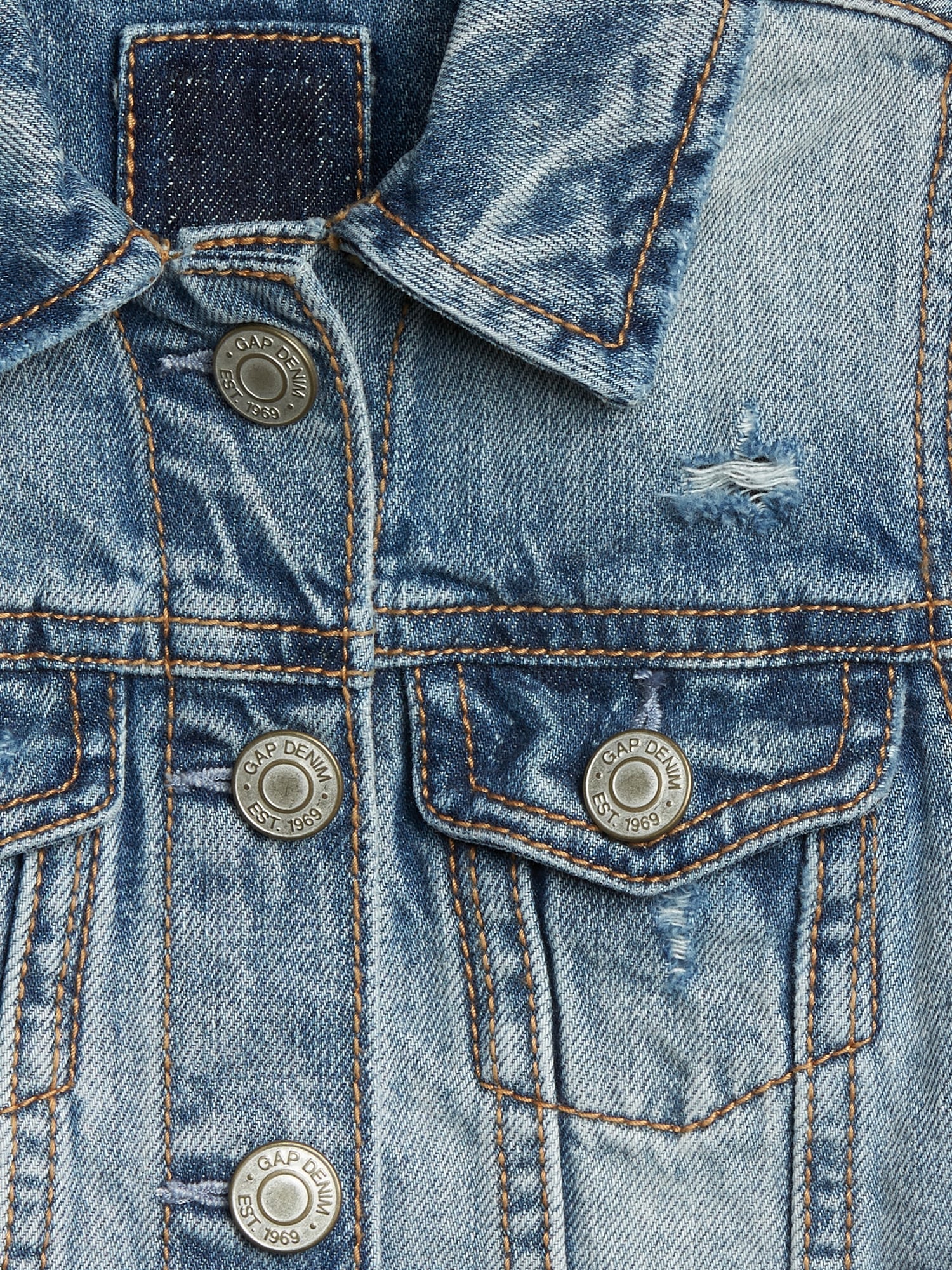 Puff Sleeve Icon Denim Jacket | Gap Factory