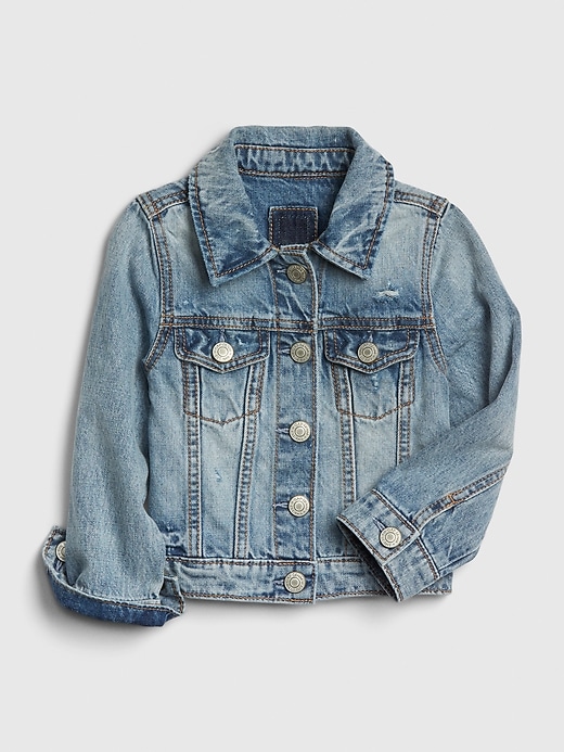 Image number 1 showing, babyGap Icon Denim Jacket