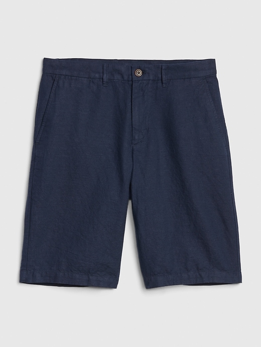 Image number 6 showing, 12" Linen Shorts