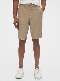 gap mens linen shorts
