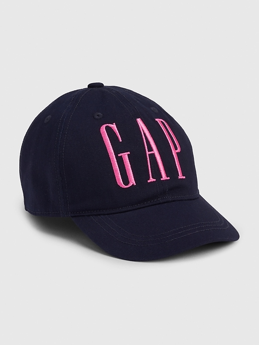 View large product image 1 of 1. Kids Embroidered Gap Logo Baseball Hat