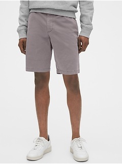 grey khaki shorts