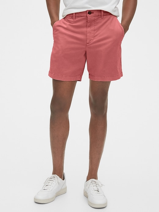 1 of 8 showing, with the color mineral red of product 7" Vintage Shorts