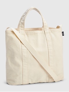 gap leather tote
