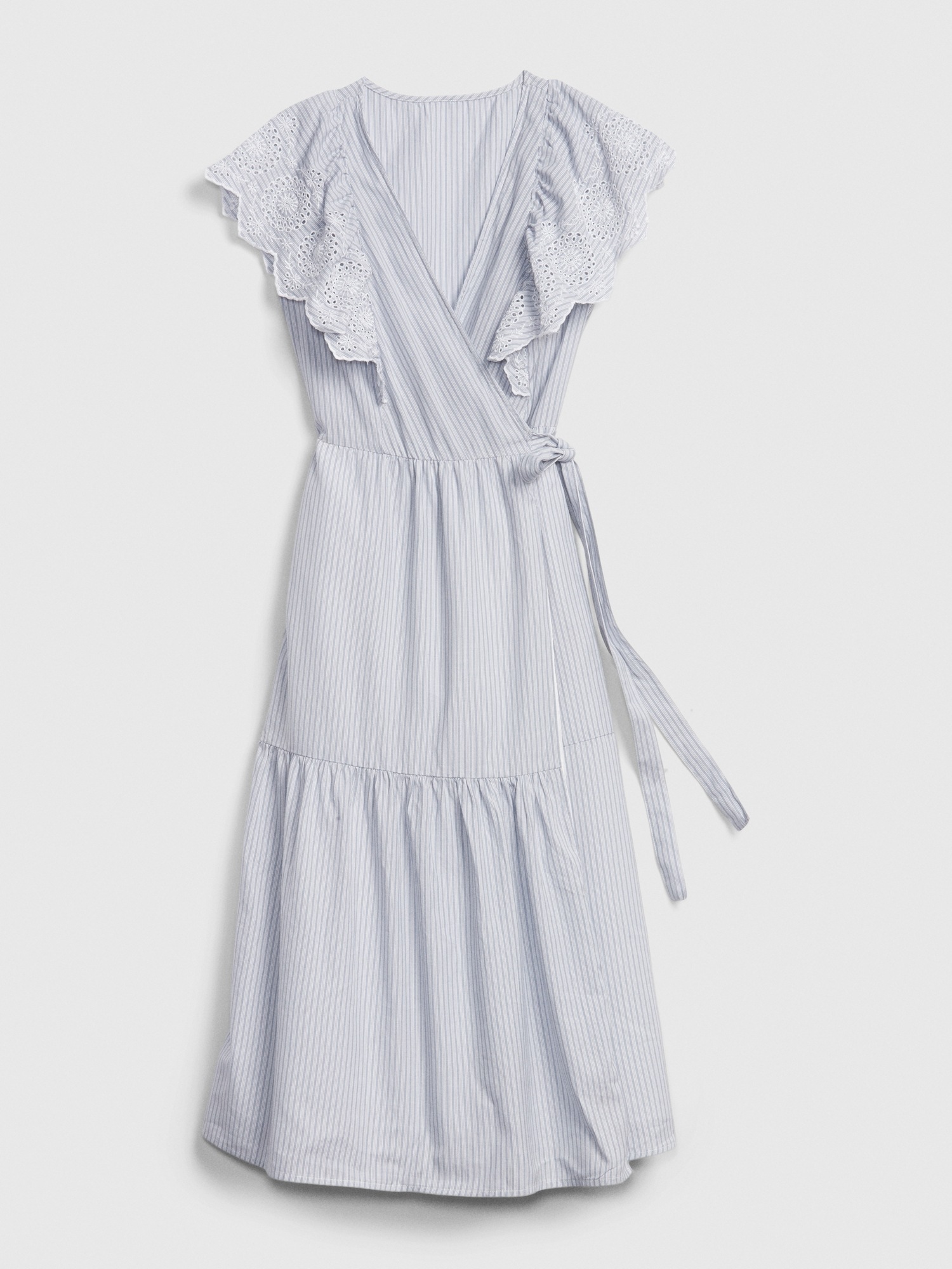 gap white wrap dress