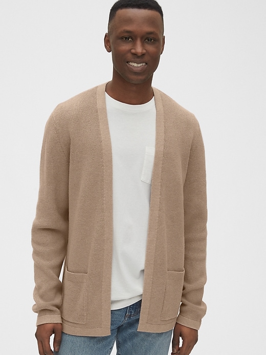 Image number 5 showing, Open-Front Cardigan Sweater