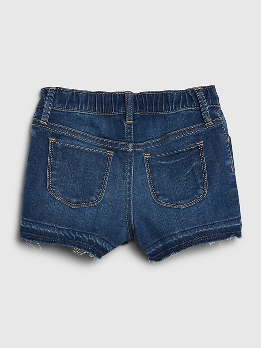 Image number 2 showing, Toddler Heart Patch Shorty Shorts