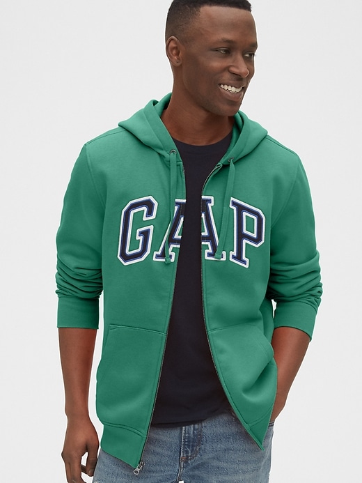 View large product image 1 of 1. Gap Arch Logo Hoodie