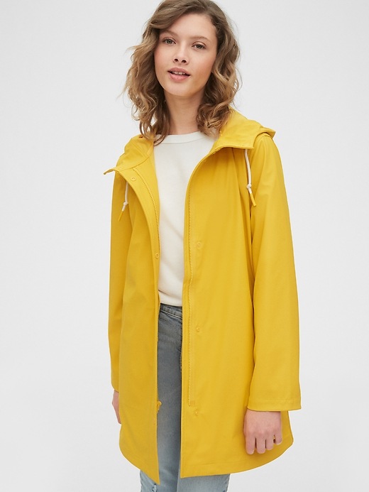 Image number 1 showing, Upcycled Raincoat
