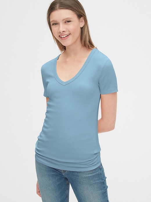 View large product image 1 of 1. Modern V-Neck T-Shirt