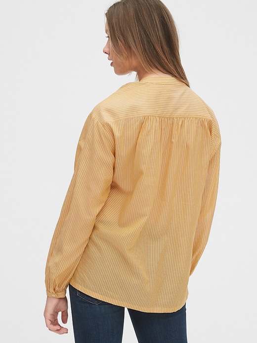 Image number 2 showing, Double Button Long Sleeve Top