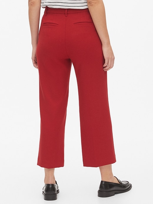 Image number 7 showing, High Rise Wide-Leg Crop Pants