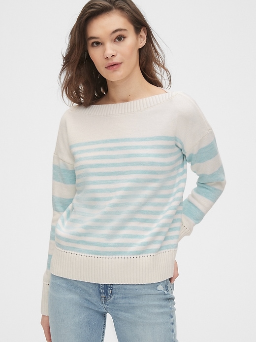 Image number 7 showing, Boatneck Sweater