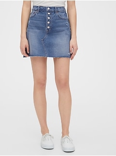 old navy denim skirt