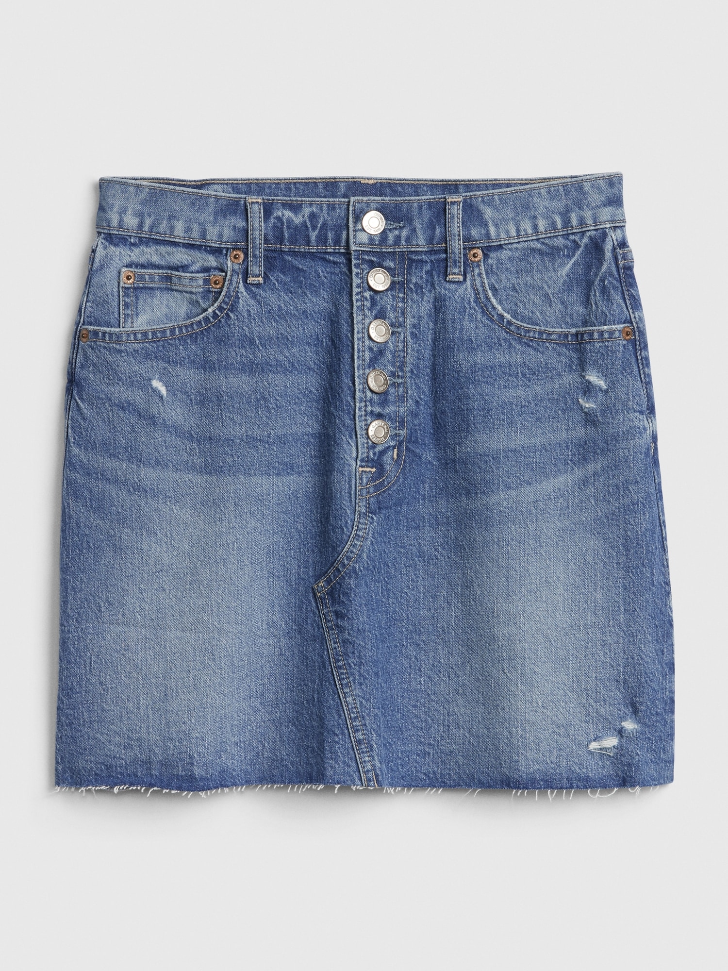 gap jeans skirt