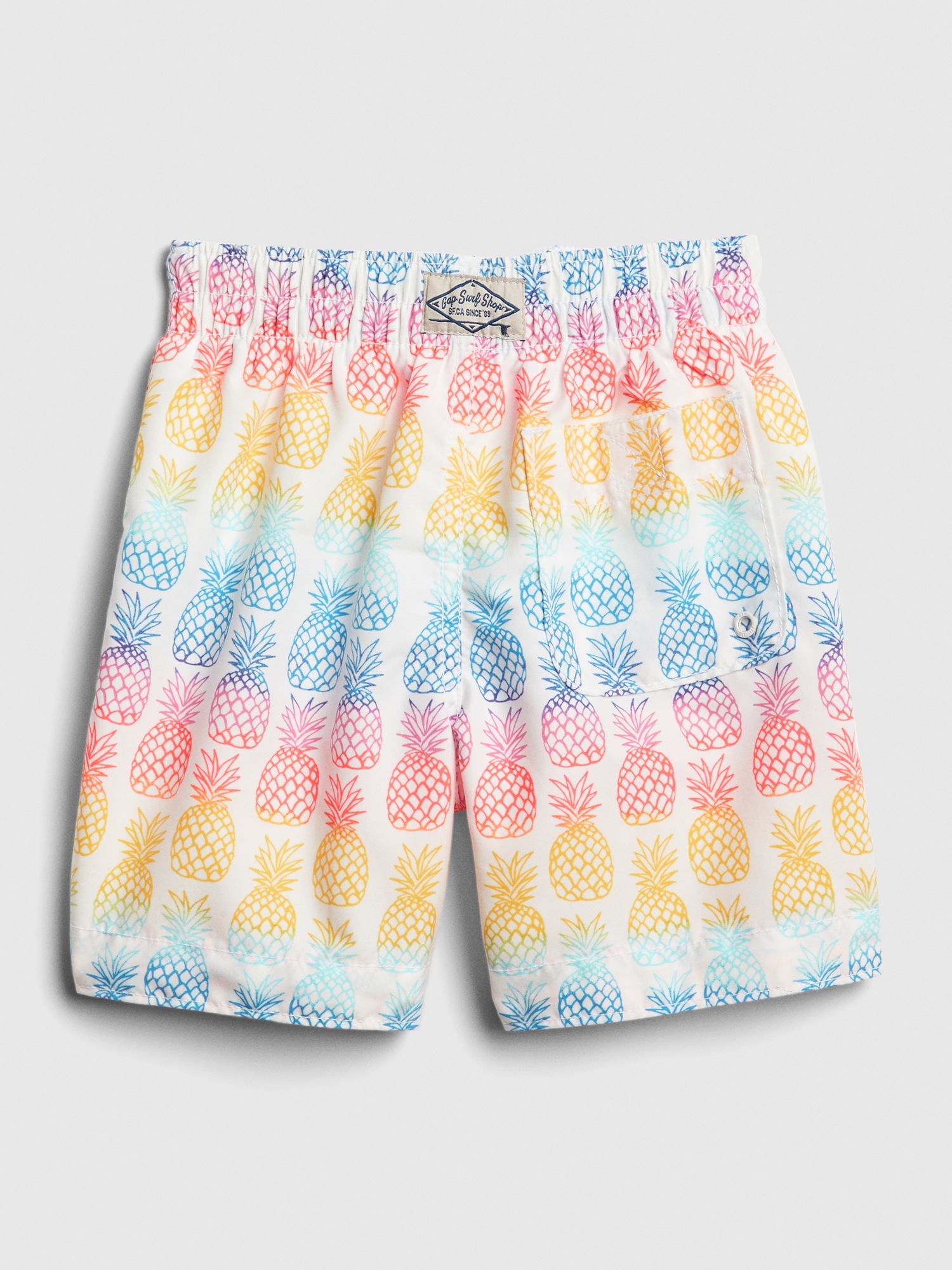 Toddler Pineapple Swim Trunks Gap