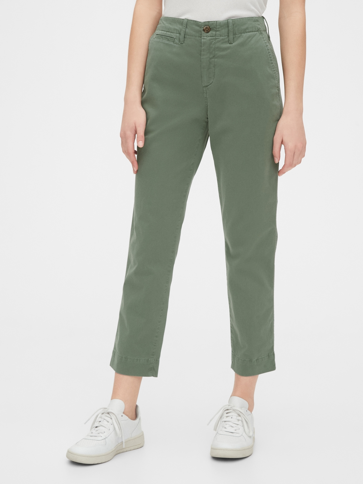straight khaki pants womens