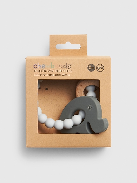 2 of 8 showing, with the color silver grey of product Baby Chew Beads